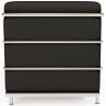 Buy Design Armchair - Upholstered in Vegan Leather - Bour Black 60657 in the United Kingdom