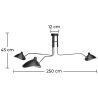 Buy MNB-R1 Pendant lamp  Black 58216 in the United Kingdom