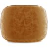 Buy Curved Velvet Upholstered Armchair - William Mustard 60692 in the United Kingdom