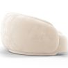 Buy Velvet Curved Sofa - 3/4 Seats - Nathan White 60691 at MyFaktory