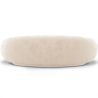 Buy Velvet Curved Sofa - 3/4 Seats - Nathan White 60691 in the United Kingdom