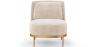 Buy Designer Armchair - Velvet Upholstered - Sabah White 61001 - in the UK