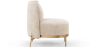 Buy Designer Armchair - Velvet Upholstered - Sabah White 61001 at MyFaktory