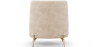 Buy Designer Armchair - Velvet Upholstered - Sabah White 61001 in the United Kingdom