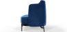 Buy Two-Seater Sofa - Upholstered in Velvet - Hynu Dark blue 61002 in the United Kingdom