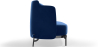 Buy Two-Seater Sofa - Upholstered in Velvet - Hynu Dark blue 61002 at MyFaktory