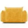 Buy Armchair - Velvet Upholstery - Urana Yellow 61011 with a guarantee