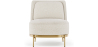 Buy Designer Armchair - Upholstered in Bouclé Fabric - Sabah White 61015 - in the UK