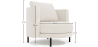 Buy Designer Armchair - Upholstered in Bouclé Fabric - Nagar White 61019 - in the UK