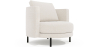 Buy Designer Armchair - Upholstered in Bouclé Fabric - Nagar White 61019 - prices