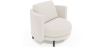 Buy Designer Armchair - Upholstered in Bouclé Fabric - Nagar White 61019 at MyFaktory
