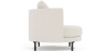 Buy Designer Armchair - Upholstered in Bouclé Fabric - Nagar White 61019 in the United Kingdom