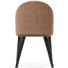 Buy Dining Chair - Upholstered in Velvet - Percin Cream 61050 in the United Kingdom