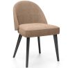 Buy Dining Chair - Upholstered in Velvet - Percin Cream 61050 - prices