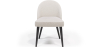 Buy Dining Chair - Upholstered in Bouclé Fabric - Percin White 61051 - in the UK