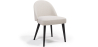Buy Dining Chair - Upholstered in Bouclé Fabric - Percin White 61051 - prices