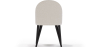 Buy Dining Chair - Upholstered in Bouclé Fabric - Percin White 61051 in the United Kingdom