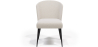 Buy Dining Chair - Upholstered in Bouclé Fabric - Yerne White 61053 - in the UK