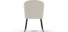 Buy Dining Chair - Upholstered in Bouclé Fabric - Yerne White 61053 in the United Kingdom