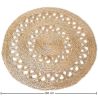 Buy Round Jute Rug - Boho Bali - 120 CM - Nylah Natural 61084 in the United Kingdom