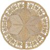 Buy Round Jute Rug - Boho Bali - 120 CM - Aditya Natural 61090 - in the UK