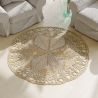 Buy Round Jute Rug - Boho Bali - 120 CM - Aditya Natural 61090 in the United Kingdom