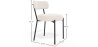 Buy Dining Chair - Upholstered in Bouclé Fabric - Simo White 61154 - in the UK