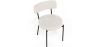 Buy Dining Chair - Upholstered in Bouclé Fabric - Simo White 61154 in the United Kingdom