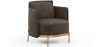 Buy Designer Armchair - Upholstered in Velvet - Hynu Taupe 60689 - prices