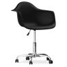 Buy Office Chair with Armrests - Desk Chair with Castors - Emery Black 14498 in the United Kingdom