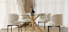 Buy Round Dining Table - 120CM - Glass - Ebra Natural 61163 - prices