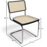 Buy Dining Chair Boho Bali- Shive Black 61164 - in the UK