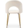 Buy Dining Chair - Upholstered in Bouclé Fabric - Maeve White 61167 - in the UK