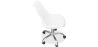 Buy Tulip swivel office chair with wheels White 58487 - in the UK