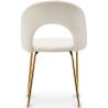 Buy Dining Chair - Upholstered in Velvet - Maeve Cream 61168 - in the UK