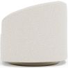 Buy 4/5 Seater Sofa - Bouclé Fabric Upholstery - Treya White 60662 in the United Kingdom