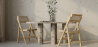 Buy Folding Wooden Rattan Dining Chair -Bama Natural wood 61157 - prices