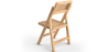 Buy Folding Wooden Rattan Dining Chair -Bama Natural wood 61157 - in the UK