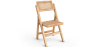 Buy Folding Wooden Rattan Dining Chair -Bama Natural wood 61157 at MyFaktory