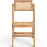 Buy Folding Wooden Rattan Dining Chair -Bama Natural wood 61157 - in the UK