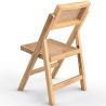 Buy Folding Wooden Rattan Dining Chair -Bama Natural wood 61157 - in the UK