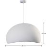 Buy Resin Pendant Lamp - 50CM - Moon White 60672 - in the UK