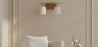 Buy Wall Lamp Aged Gold - 2-Light Wall Sconce - Jhana Aged Gold 60684 with a guarantee