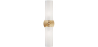Buy Wall Lamp Aged Gold - 2-Light Wall Sconce - Ouna Aged Gold 60683 - in the UK