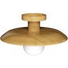 Buy Ceiling Lamp - Wooden Wall Light - Goodman Natural 60675 - in the UK