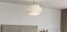 Buy Ceiling Pendant Lamp - Fabric Shade - Gerbu Aged Gold 60680 in the United Kingdom