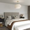 Buy Ceiling Pendant Lamp - Fabric Shade - Gerbu Aged Gold 60680 - prices