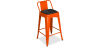 Buy Cushion for Square Stool - Faux Leather - Bistrot  Light brown 61221 in the United Kingdom