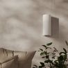 Buy Wall Lamp - Fabric Sconce - Olna White 60685 in the United Kingdom