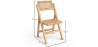 Buy 2 pack of Dining chair in Canage rattan and wood -  Bama Natural wood 61229 with a guarantee
